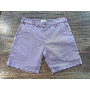 Marine Layer Shorts Mens 33 Elderberry Walk Short Organic Cotton Tencel Chino
